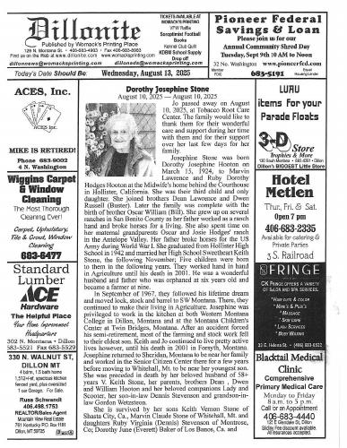 Wednesday, August 13, 2025