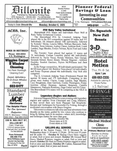Monday, October 6, 2025