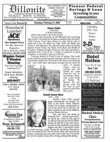 Tuesday, February 3, 2026