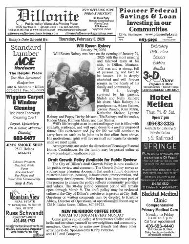 Thursday, February 5, 2026