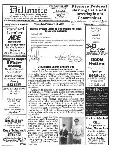 Thursday, February 12, 2026
