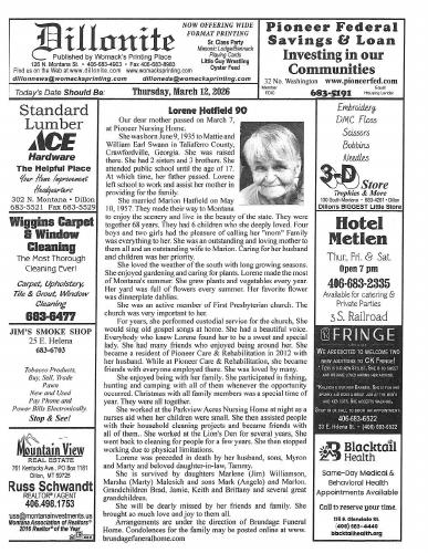 Thursday, March 12, 2026