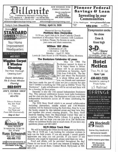 Friday, April 24, 2026