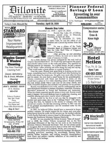 Tuesday, April 28, 2026