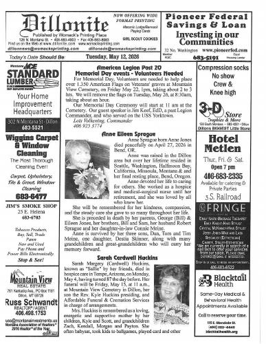 Tuesday, May 12, 2026