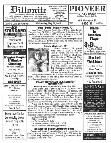 Wednesday, May 27, 2026