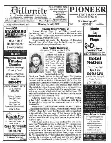 Monday, June 8, 2026
