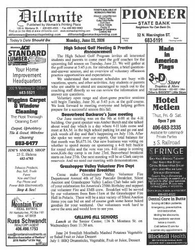 Monday, June 22, 2026