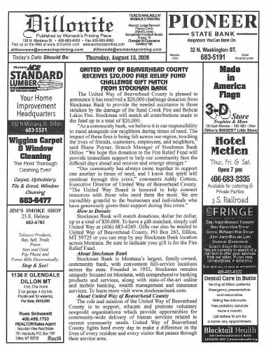 Thursday, August 13, 2026