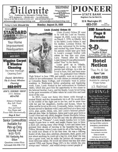 Monday, August 24, 2026