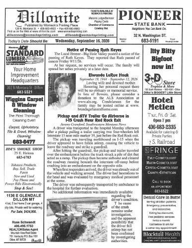 Wednesday, September 16, 2026